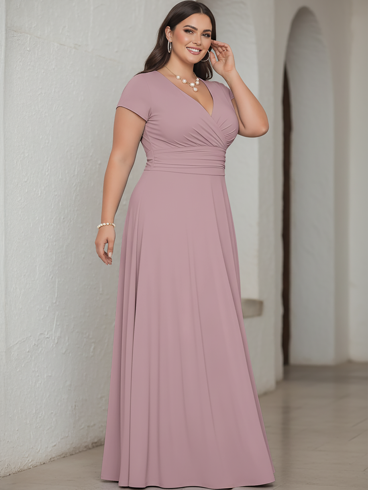 NT074 Dusty Pastel Pink 2