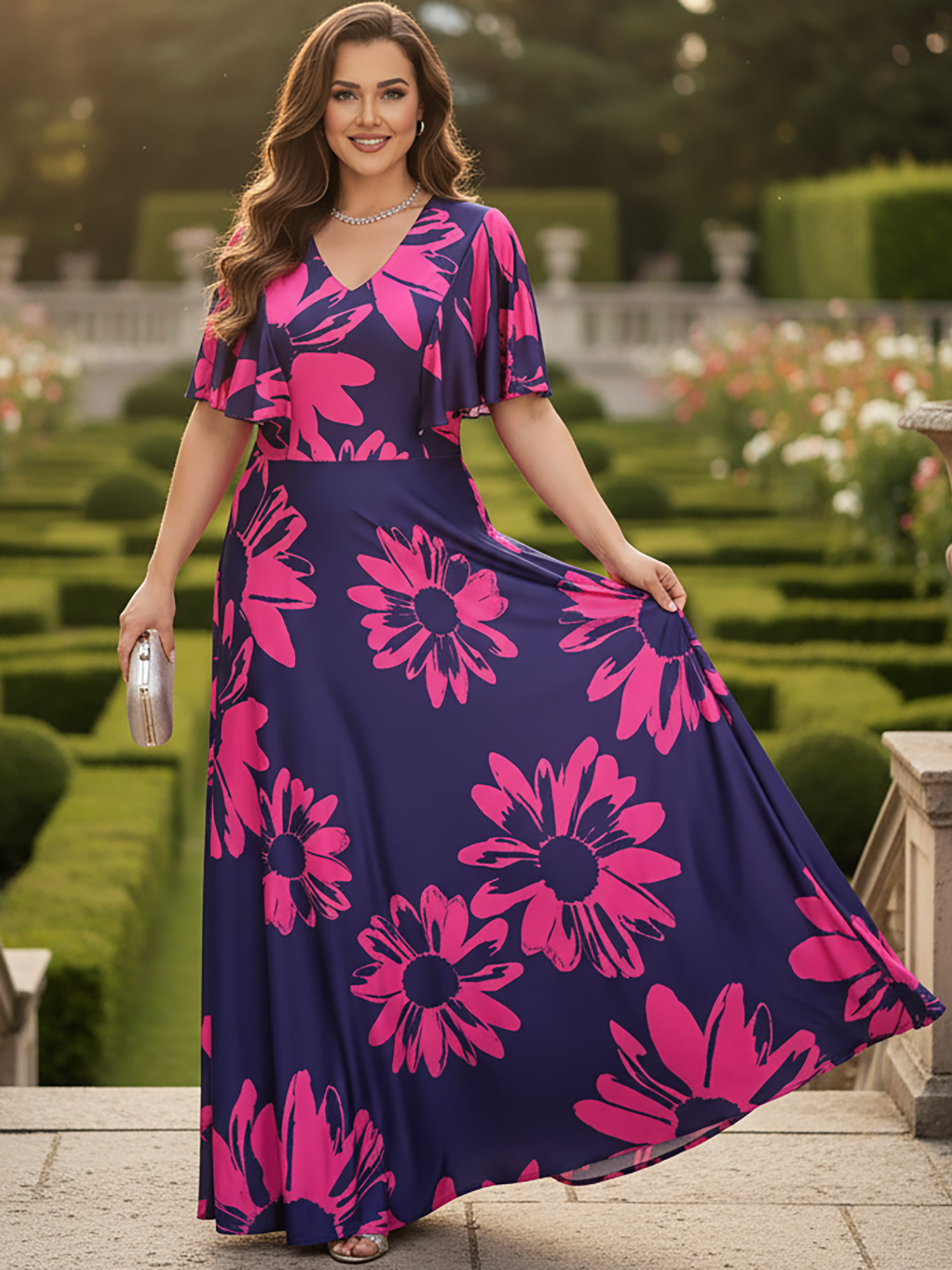 NT368-P Pink and Navy Blue 2.jpg
