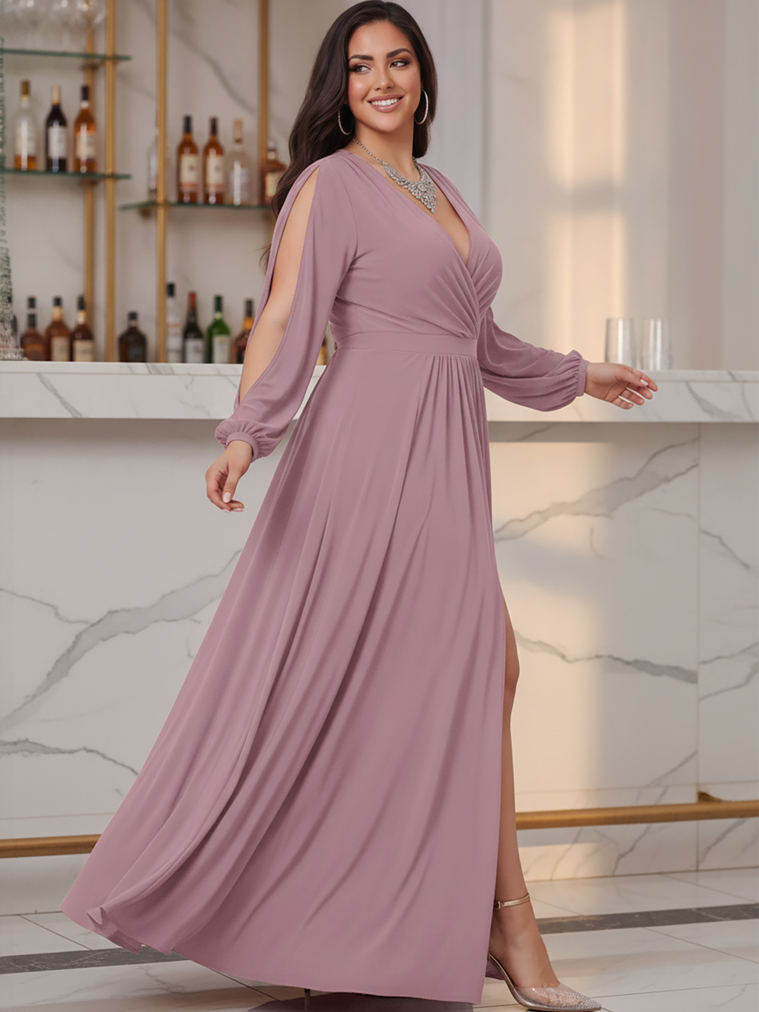 NT455 Dusty Pastel Pink 4