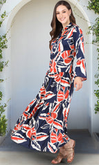 NT472 Navy and Orange 2