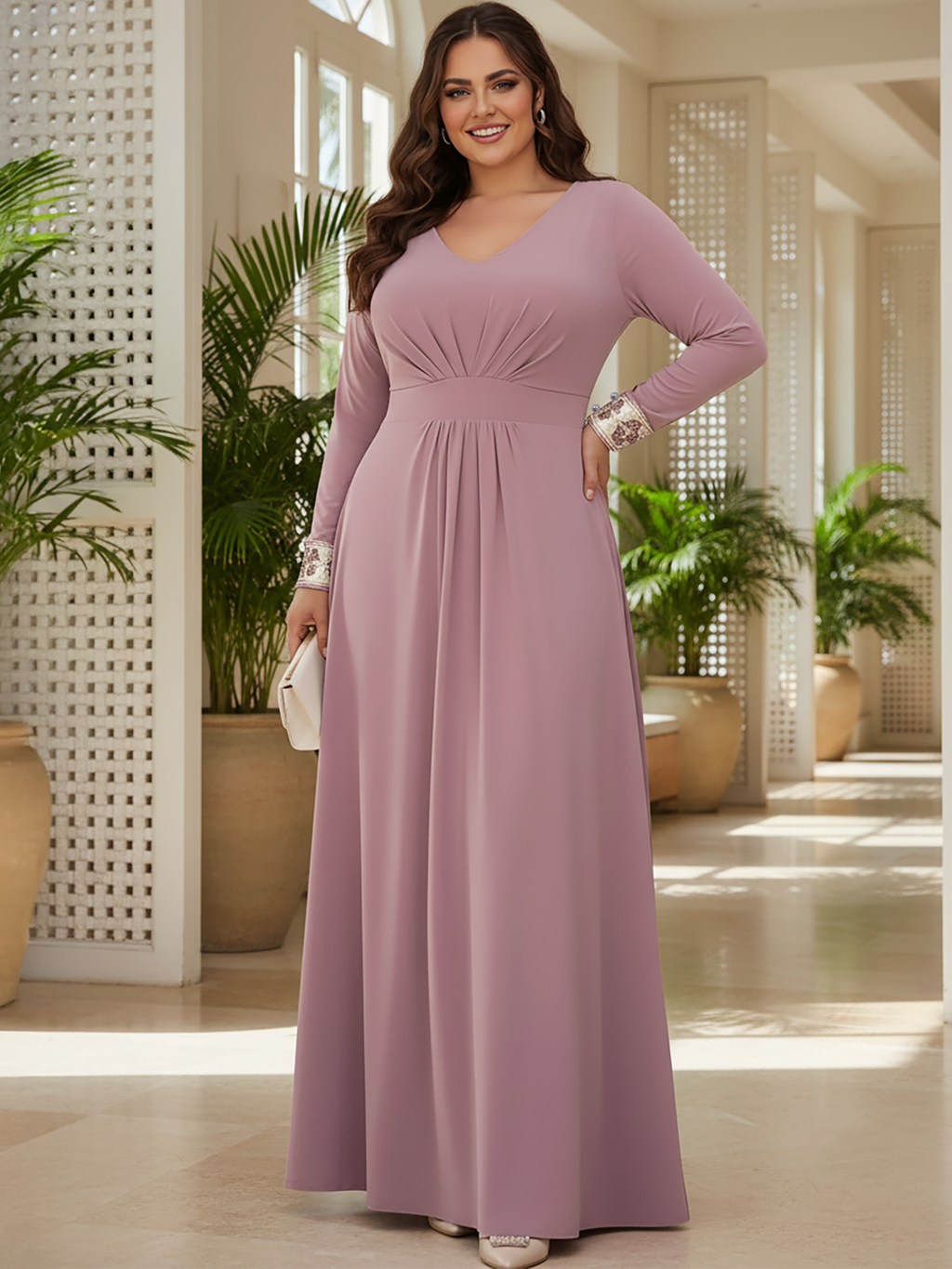NT572 Dusty Pastel Pink 3